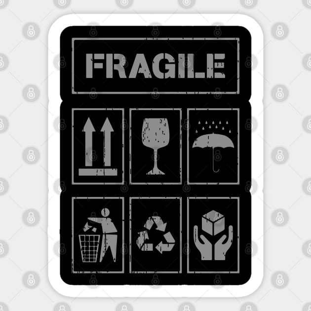 Fragile Sticker by TambuStore